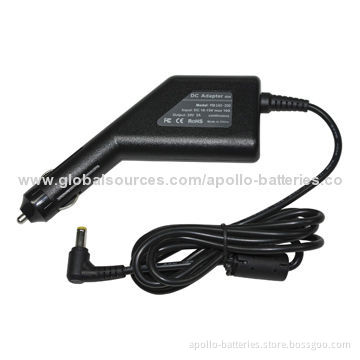 24V/2A Compatible Laptop Power Car Charger, Measures 5.5 x 2.5mm